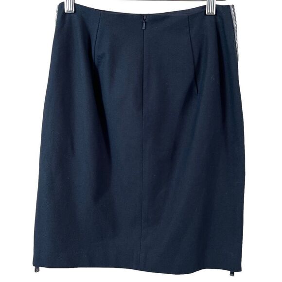 Worth New York Black Skirt with Side Slit Zippers - Picture 11 of 11